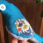 Learn how to make a fabric bird
