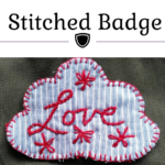 How to make stitched badges